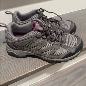 Columbia Women's Athletic Shoes in Gray and Purple